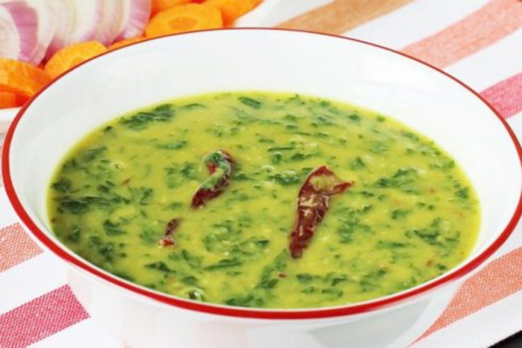 spinach dal
