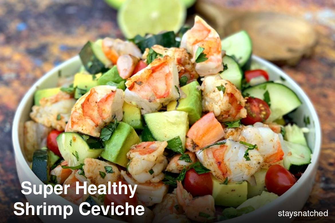 Super Healthy Shrimp Ceviche