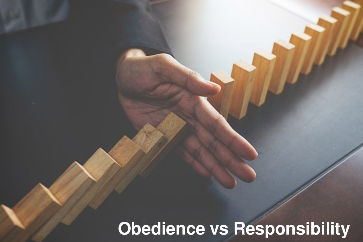 obedience vs responsibilities
