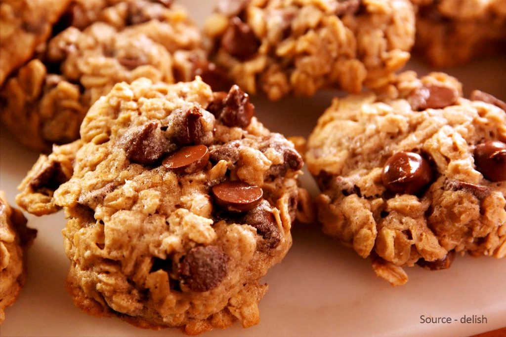 Oats Banana Breakfast Cookies