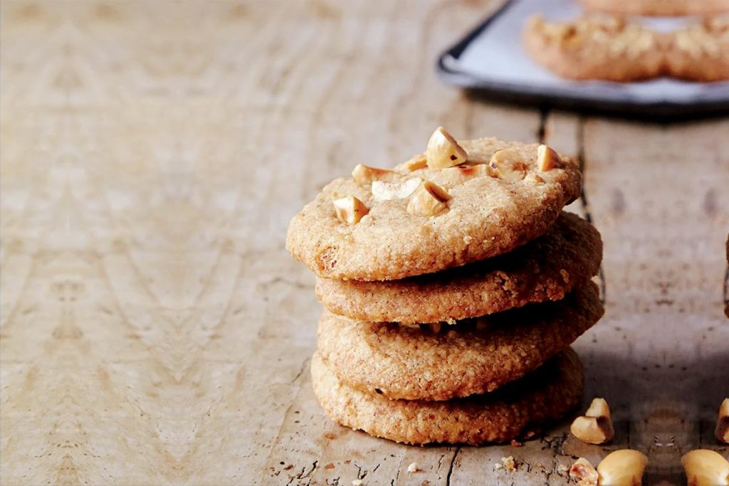 Crunchy Nutty Shortbread Biscuits