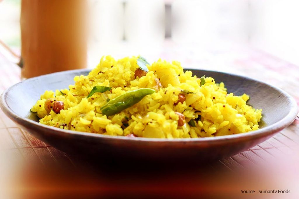 Mixed Sprout Poha