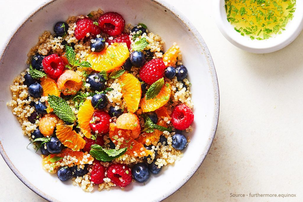 Fruity Salad With Quinoa