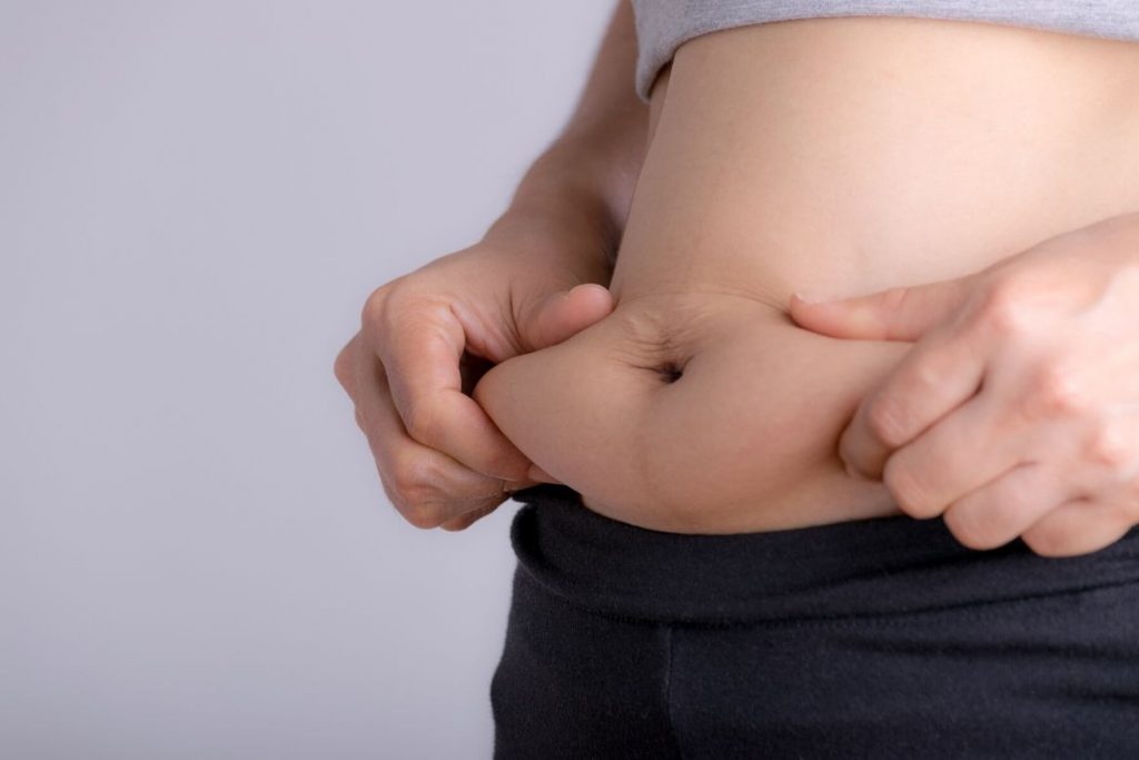 lower tummy fat