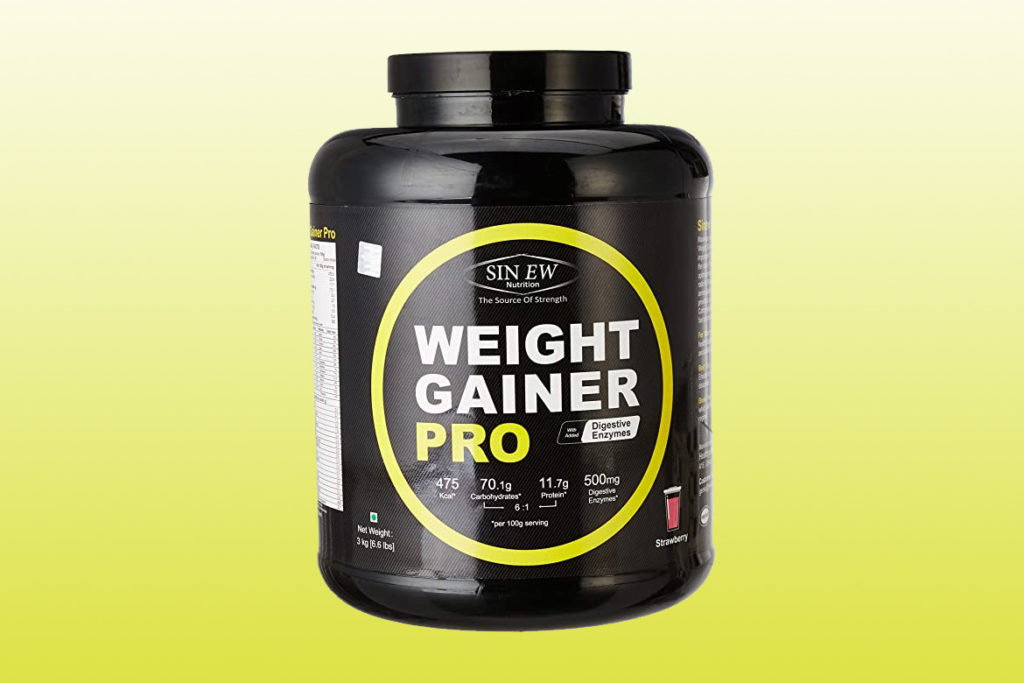 SINEW NUTRITION WEIGHT GAINER PRO WITH DIGESTIVE ENZYMES