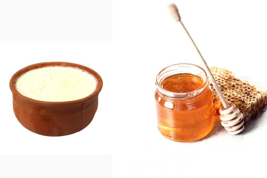 Curd and Honey cleanser