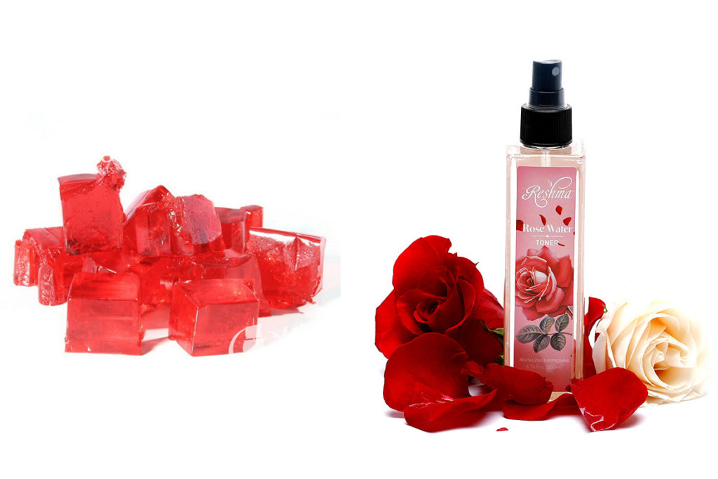GelatinAndRoseWaterMask - HealthNews24Seven Gelatin And Rose Water Mask
