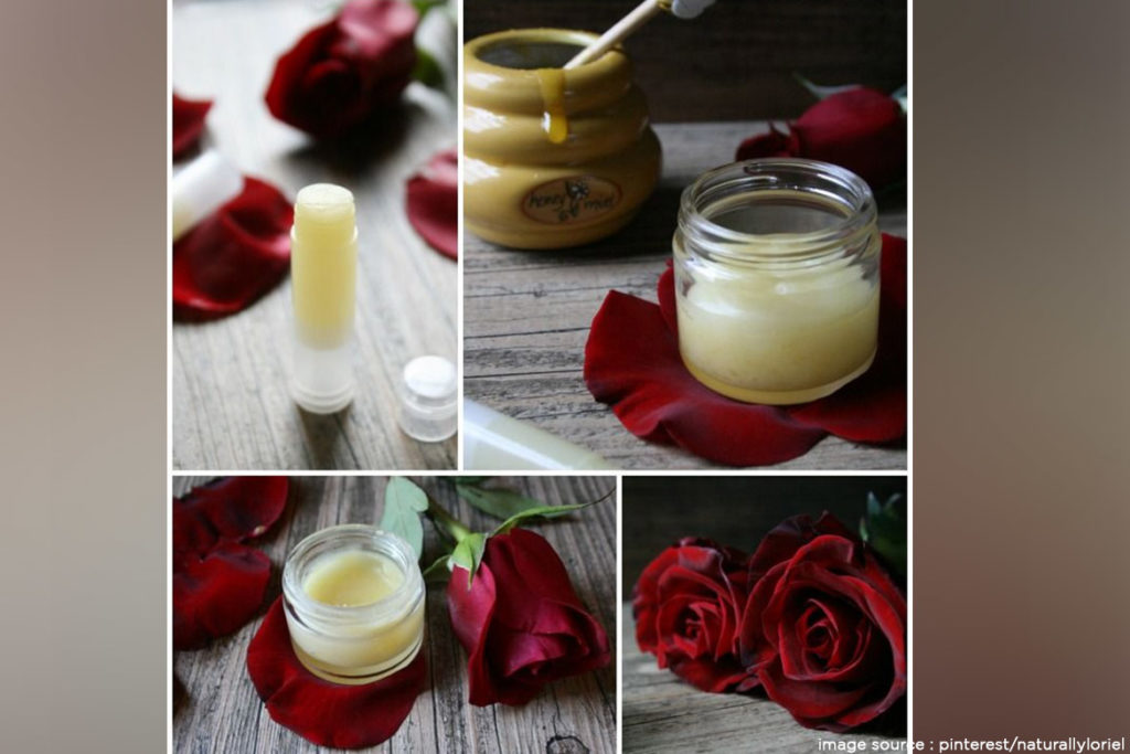 DIY Rose Lip Balm