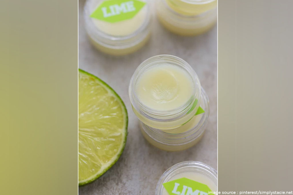 Homemade Lime Lip Balm