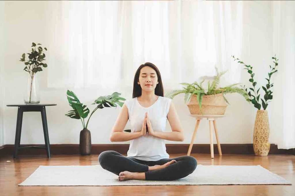 Woman-doing-Yoga