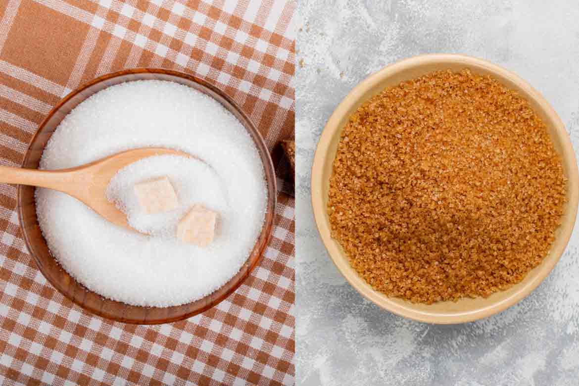 brown sugar or white sugar: which one is better, type of sugar, natural sugar